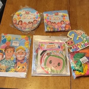 Cocomelon 2nd Birthday supplies